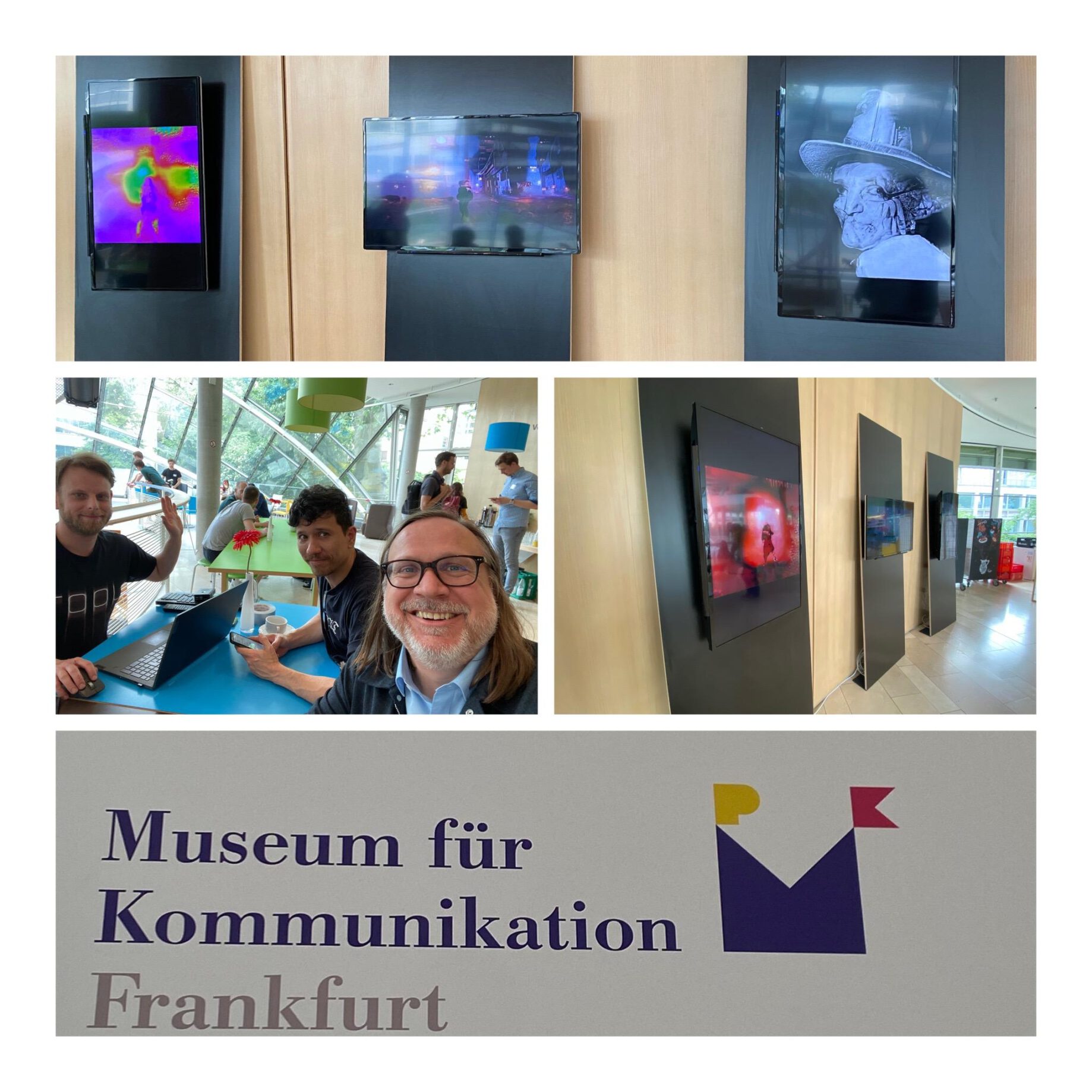 Galerie Greulich mit KI-Kunst im Museum für Kommunikation