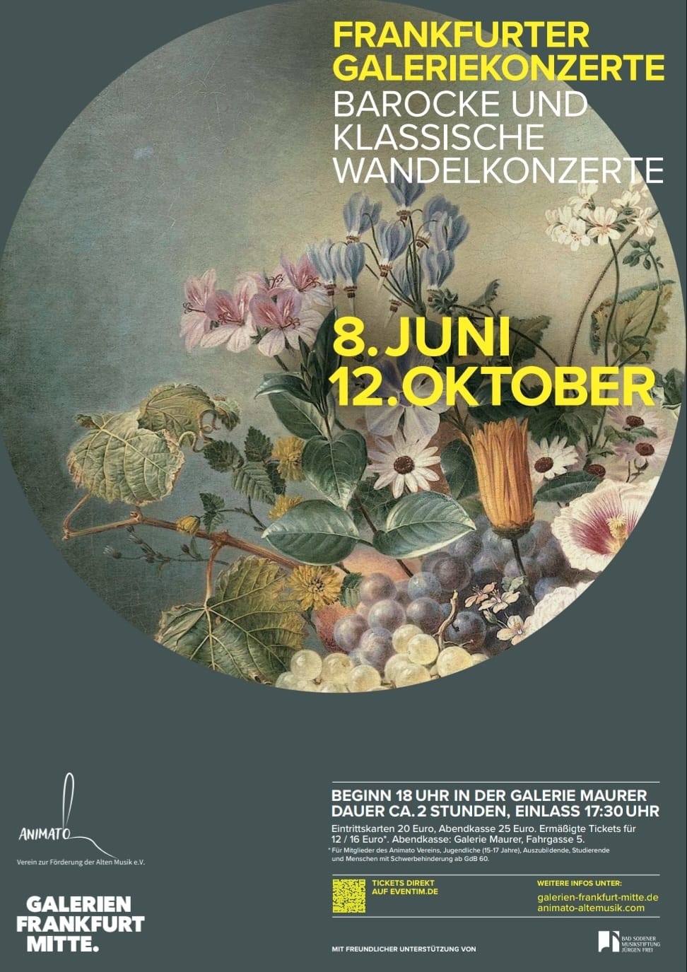 Frankfurter Galeriekonzerte am 8. Juni 2024