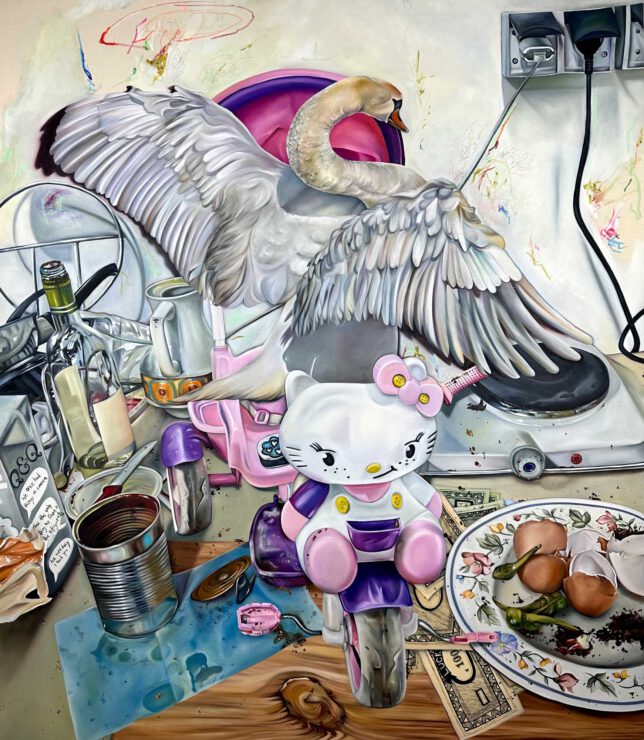 Stella Winter, Things we had in common, 2024, Oil on Canvas, 155 x 135 cm