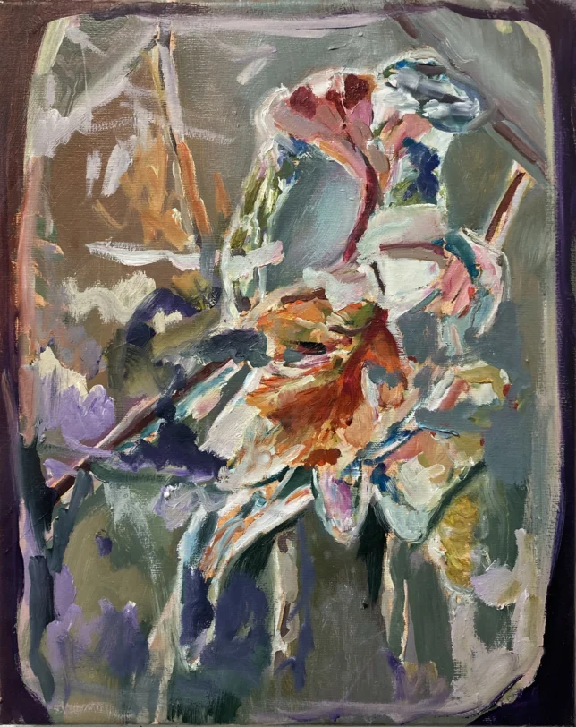 Franziska Klotz | Eiswürfel | 2024 | Öl auf Leinwand | 50 x 40 cm