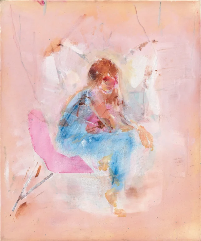 Robert Muntean | You You | 2025 | Öl auf Leinwand | 60 x 50 cm