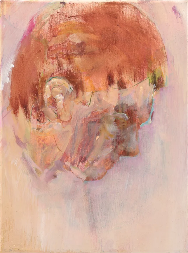 Robert Muntean | Closer II | 2025 | Öl auf Leinwand | 40 x 30 cm