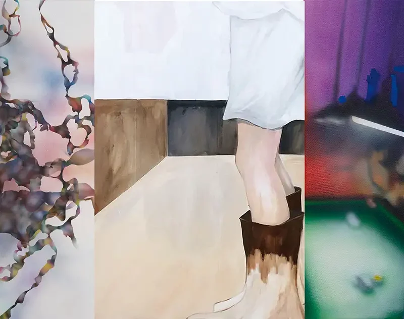 Ruben Brückel, Mison Schreff und Lili Theilen im Outpost der Galerie Greulich