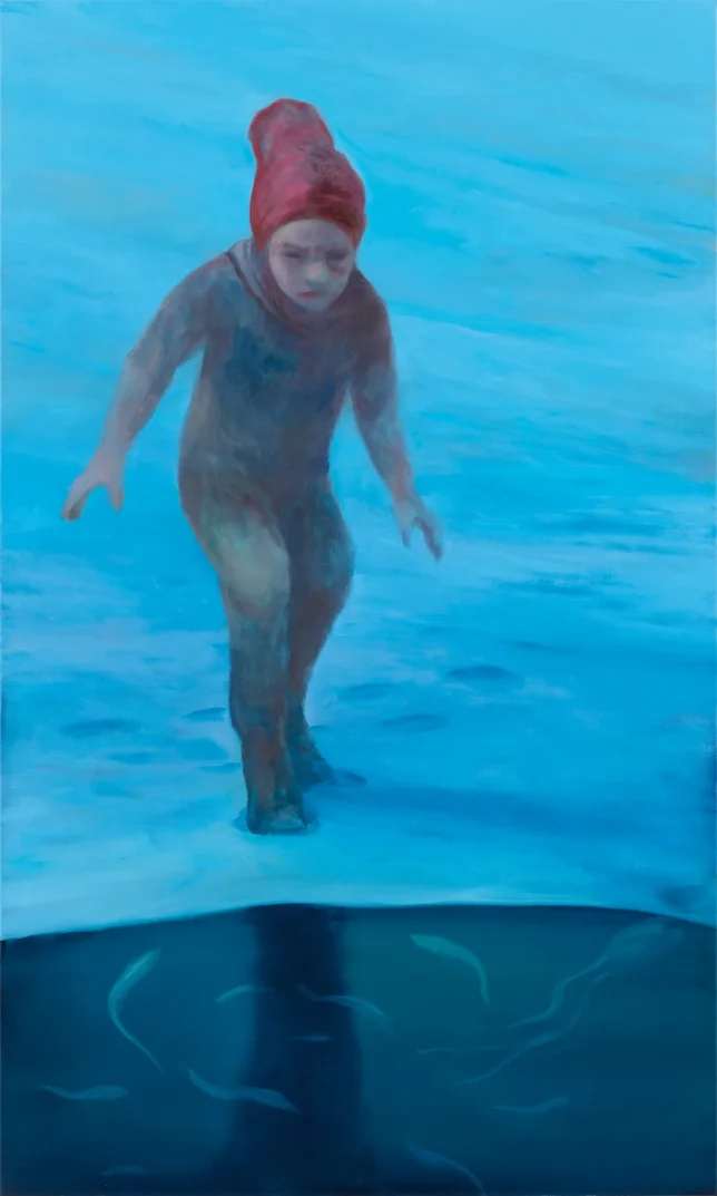 Sebastian Meschenmoser, Ich erinnere mich nicht, 2025, 120 x 200cm, Öl auf Leinwand