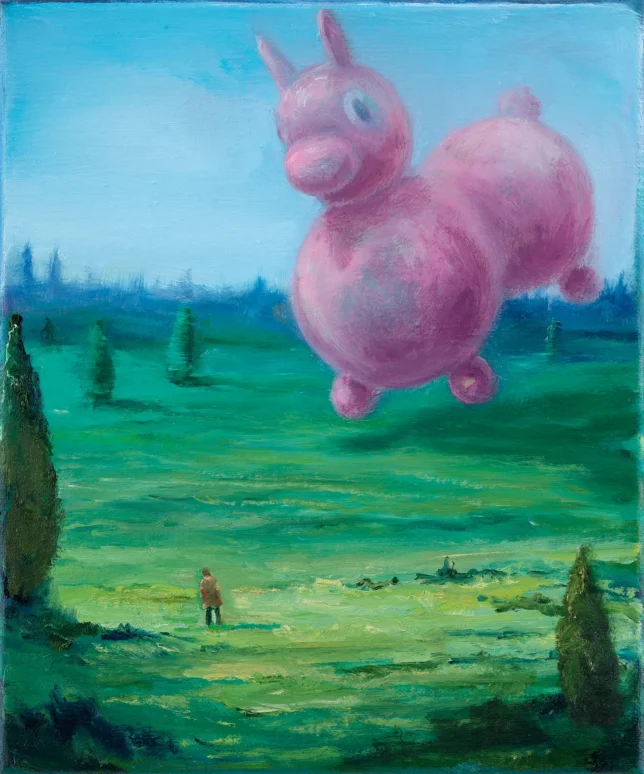 Sebastian Meschenmoser, Rody, 2025, 30 x 25 cm, Öl auf Leinwand